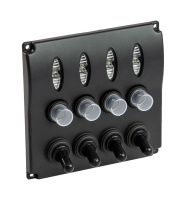 Купить Панель бортового питания 4 переключателя, индикация, автоматы (упаковка из 6 шт.) арт. 10234_pkg_6