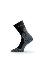 Купить Носки Lasting TWW 900, microfiber+polypropylene, черный с серой вставкой, размер L (TWW900-L) арт. TWW900-L