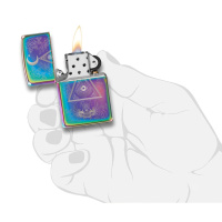 Купить Зажигалка ZIPPO Classic с покрытием Multi Color, латунь/сталь, разноцветная, глянцевая, 38x13x57 мм арт. 49061
