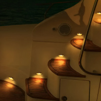 Купить Светильник светодиодный для подсветки палуб и трапов, теплый белый свет арт. B013101-02