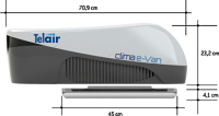 Купить Автокондиционер TELAIR Clima e-Van 7400H арт. e-VAN 7400H