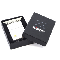 Купить Зажигалка ZIPPO Zippo Flame, с покрытием Satin Chrome™, латунь/сталь, серебристая, 38x13x57 мм арт. 205 Zippo Flame