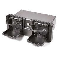 Купить Ящик перчаточный с 2-мя держателями стаканов черный арт. C12201