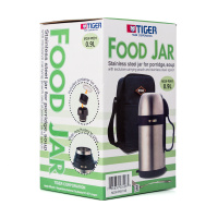 Купить Термос с широким горлом Tiger MCW-P091 Stainless, 0.9 л (цвет - стальной) арт. MCW-P091 XS