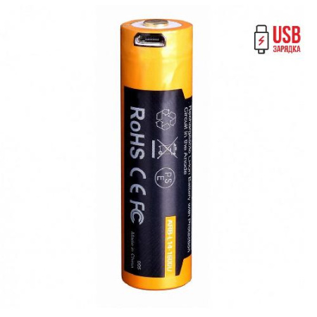 Купить Аккумулятор 14500 Fenix 1600U mAh с разъемом для USB, ARB-L14-1600U арт. ARB-L14-1600U