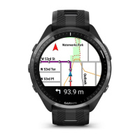 Купить Garmin Forerunner 965 черные, темно-серый DLC титановый безель, с черным ремешком арт. 010-02809-80
