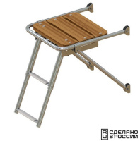 Купить Платформа кормовая с трапом 2 ступени серые арт. 040202GT