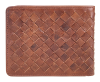 Купить Портмоне Mano Don Luca, натуральная кожа в коньячном цвете, 11х9 см арт. M191945302