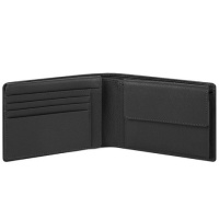 Купить Кошелек Piquadro Acron, черный, 13x9x2,5 см арт. PU1392AOR/N
