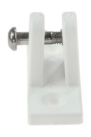Купить Кронштейн палубный 90 град; с винтовым штифтом; ровное основание; пластиковый белый арт. C0001W
