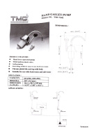 Купить Кран умывальника с ручным насосом арт. 15020