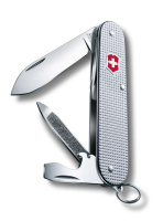 Купить Нож перочинный VICTORINOX Cadet Alox, 84 мм, 9 функций, алюминиевая рукоять, серебристый арт. 0.2601.26