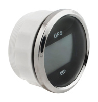 Купить GPS-спидометр электронный; черный циферблат; нержавеющий ободок; выносная антенна; д. 85 мм арт. JMV00261_KY08021