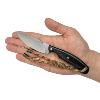 Купить Нож с фиксированным лезвием Vostron Pika сталь VG10 с черными ножнами из кайдекса и темляком из паракорда VSSPV10-K арт. VSSPV10-K