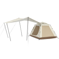 Купить Палатка 3-местная c навесом Naturehike Ango Picnic Automatic Tent CNK2450WS021, бежевая, 6976507662536 арт. 6976507662536