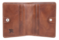 Купить Портмоне для кредитных карт Mano Don Luca, натуральная кожа в коньячном цвете, 8,5х11 см арт. M191945102