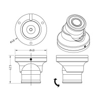 Купить Lowrance MINI CAMERA; FIXED COLOR w/ IR арт. 000-10930-001