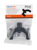 Купить Колено 19 мм пластиковое с вентиляцией, SeaFlo арт. SFVL01