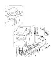Купить Унитаз с электрической помпой 12V арт. 15499A12 (1548012)