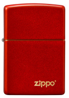 Купить Зажигалка ZIPPO Classic с покрытием Metallic Red, латунь/сталь, красная, матовая, 38x13x57 мм арт. 49475ZL