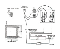Купить Панель бортового питания 4 переключателя; черная арт. 10537