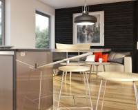 Купить Кронштейн телескопический Rakego 252 мм, алюминий AA6061, ROCA (упаковка из 6 шт.) арт. 383025_pkg_6