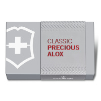 Купить Нож-брелок VICTORINOX Classic SD Precious Alox "Iconic Red", 58 мм, 5 функций, красный арт. 0.6221.401G