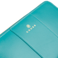 Купить Кошелёк Cross Kelly Wall, кожа наппа, тёмно-бирюзовый, 19,5x10,2x2 см арт. AC928287_1-28