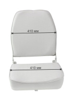 Купить Кресло складное ECONOMY с высокой спинкой, белое (упаковка из 2 шт.) арт. 1040649_pkg_2