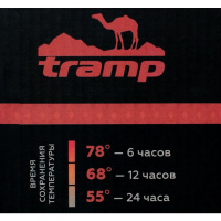 Купить Tramp Термос Soft Touch 0.75 л, TRC-108, серый арт. TRC-108