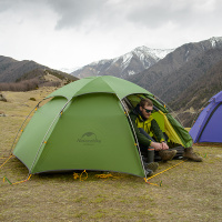 Купить Палатка Naturehike Сloud Peak NH17K240-Y 20D двухместная, зеленая арт. 6927595712627