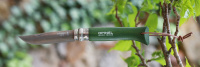Купить Нож Opinel №8 Trekking, нержавеющая сталь, кожаный темляк, хаки, 001703 арт. 001703